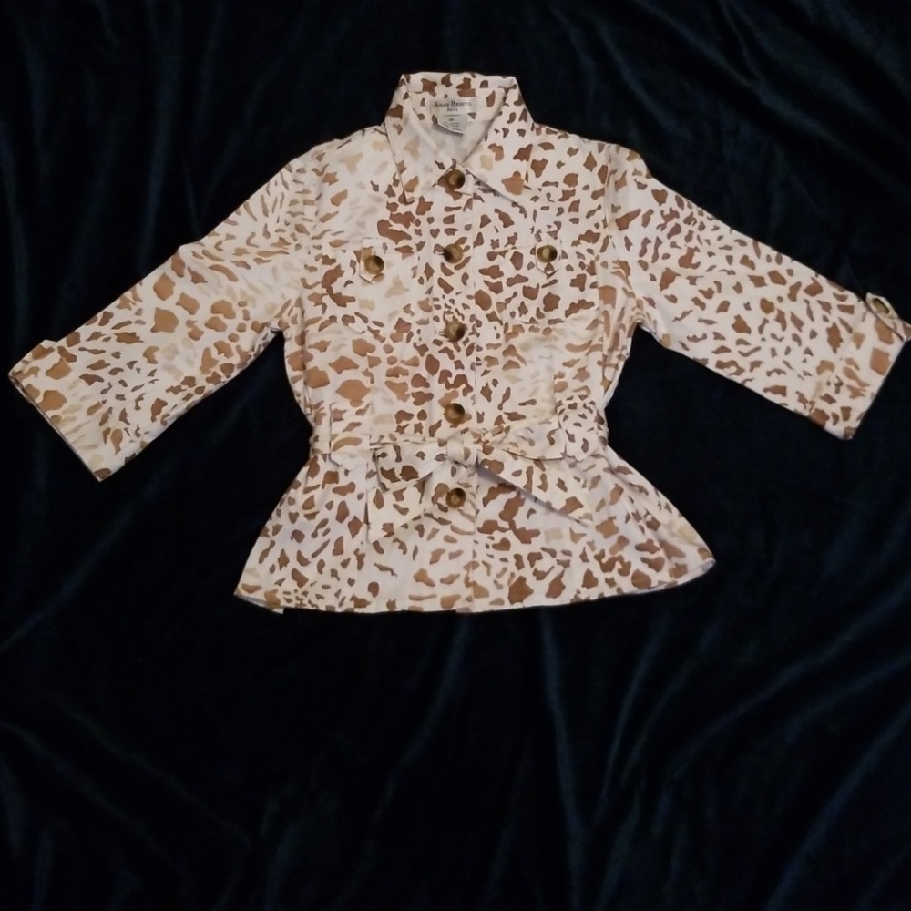 Animal print jacket